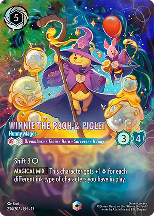 Winnie the Pooh & Piglet - Hunny Mages (Enchanted) (234/207) [Attack of the Vine!] | Good Games Morley
