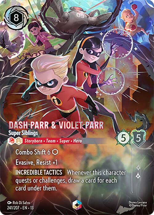 Dash Parr & Violet Parr - Super Siblings (Enchanted) (241/207) [Attack of the Vine!] | Good Games Morley