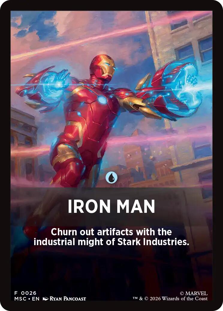 Iron Man Theme Card [Marvel Super Heroes Commander] | Good Games Morley
