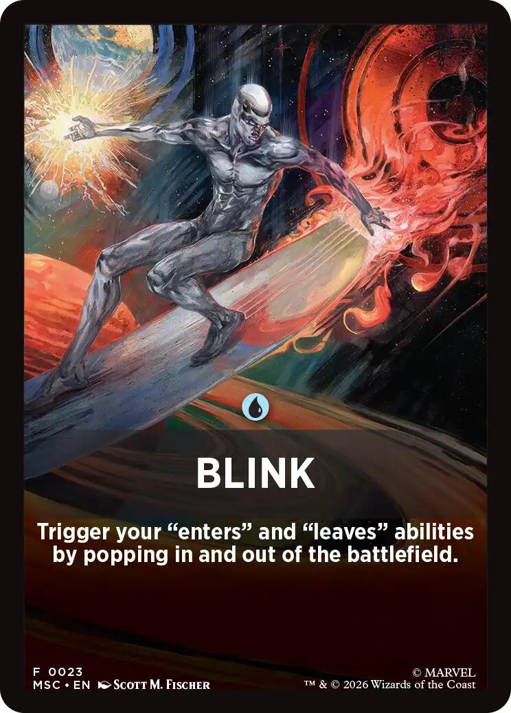 Blink Theme Card [Marvel Super Heroes Commander] | Good Games Morley