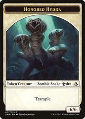 Honored Hydra // Warrior Double-Sided Token [Amonkhet Tokens] | Good Games Morley