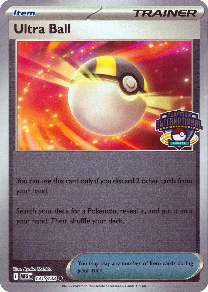 Ultra Ball (131/132) (European International Championship) [League & Championship Cards] | Good Games Morley
