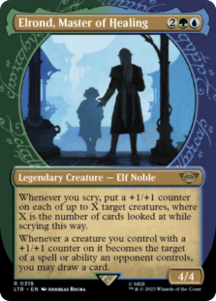 Elrond, Master of Healing 318 (Universes Beyond: The Lord of the Rings: Tales of Middle-earth)  - Showcase Foil | Good Games Morley