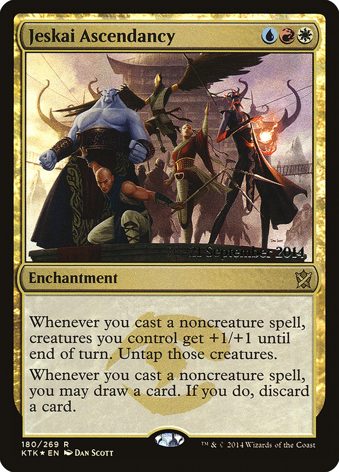 Jeskai Ascendancy [Khans of Tarkir Prerelease Promos] | Good Games Morley