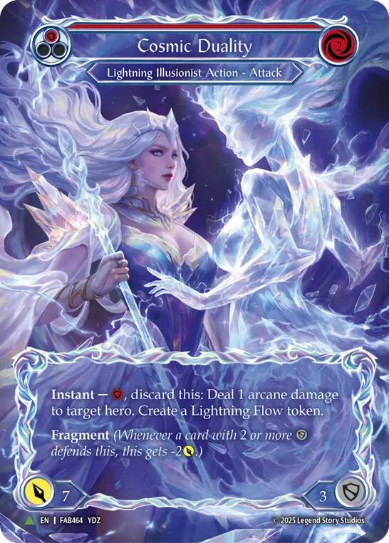 Cosmic Duality (Marvel Cold Foil) [FAB464] (Promo)  Cold Foil | Good Games Morley