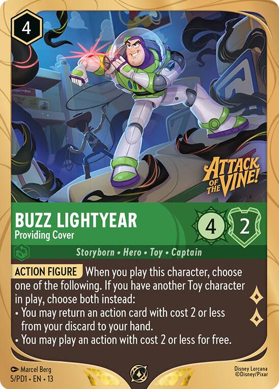 Buzz Lightyear - Providing Cover (5) [Promo Cards] | Good Games Morley