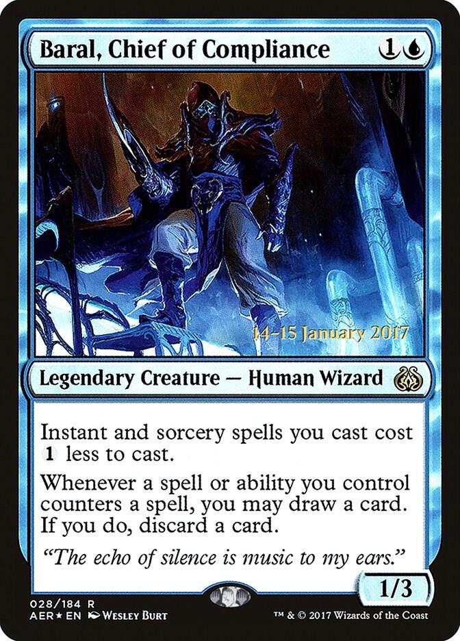 Baral Chief of Compliance 28s/65 (Prerelease Cards)  - Foil | Good Games Morley