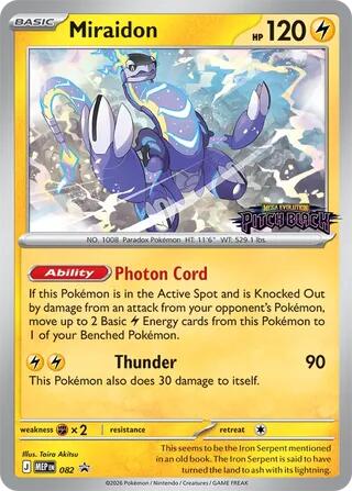 Miraidon (082) (Pitch Black Stamped) [Mega Evolution Promo] | Good Games Morley