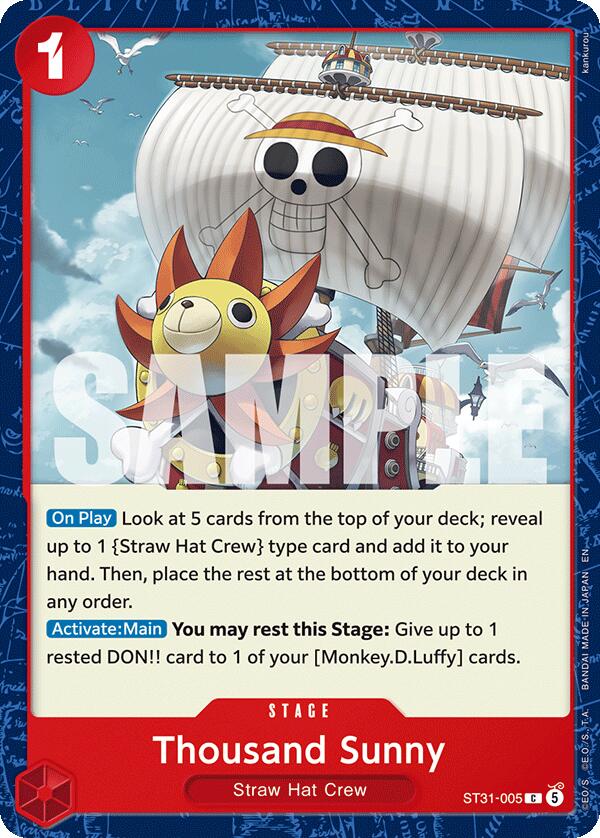Thousand Sunny [Starter Deck: RED Monkey.D.Luffy] | Good Games Morley