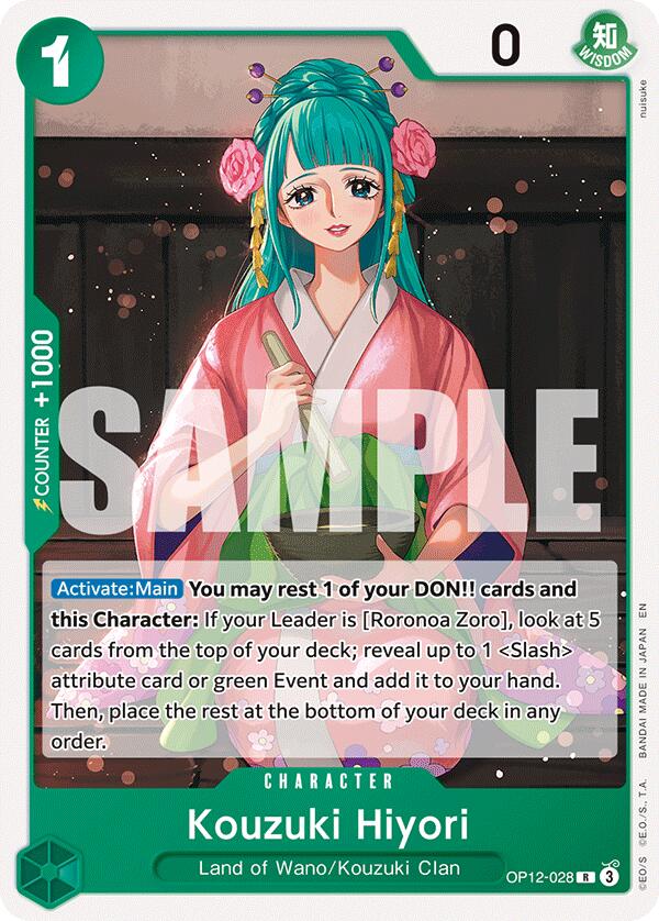 Kouzuki Hiyori [Starter Deck: GREEN Roronoa Zoro] | Good Games Morley