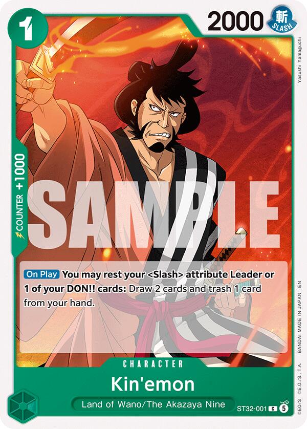 Kin'emon [Starter Deck: GREEN Roronoa Zoro] | Good Games Morley