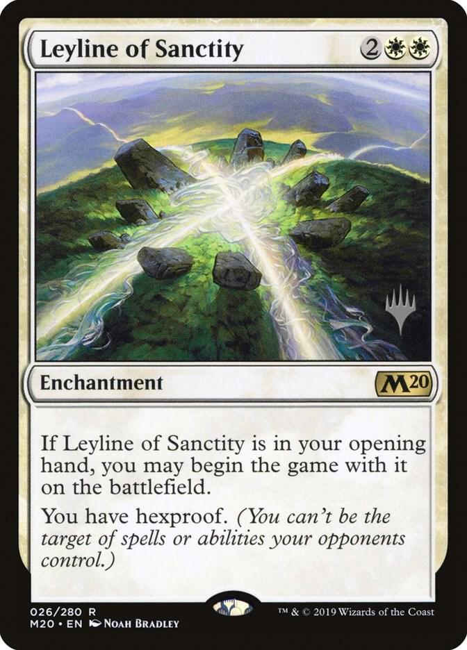 Leyline of Sanctity 26p/144 (Promo Pack: Core Set 2020)  | Good Games Morley