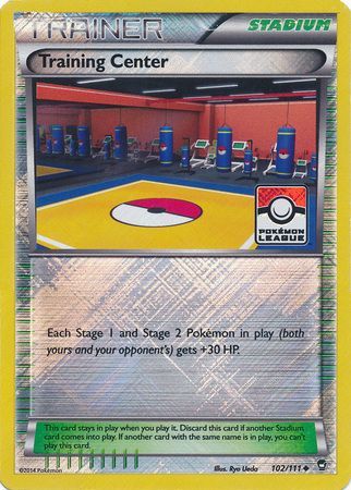 Training Center (102/111) (League Promo) [XY: Furious Fists] | Good Games Morley