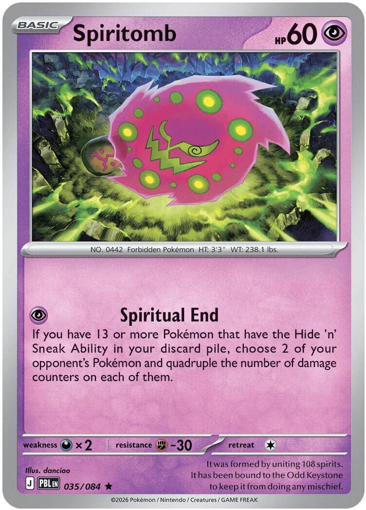 Spiritomb (035/084) (Deck Exclusive) [Mega Evolution: Pitch Black] | Good Games Morley