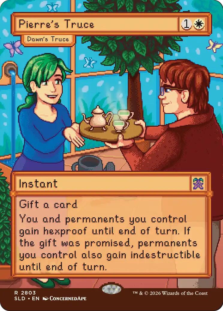 Pierre's Truce - Dawn's Truce [Secret Lair Drop Series] | Good Games Morley
