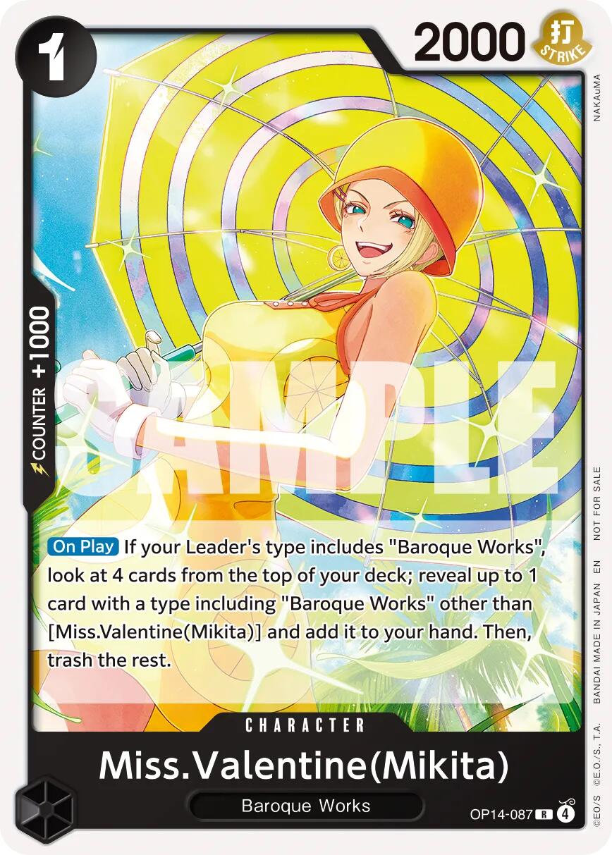 Miss.Valentine(Mikita) (Tournament Pack 2026 Vol. 3) [One Piece Promotion Cards] | Good Games Morley