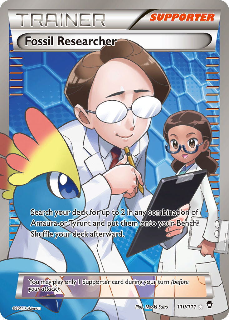 Fossil Researcher (110/111) [XY: Furious Fists] | Good Games Morley