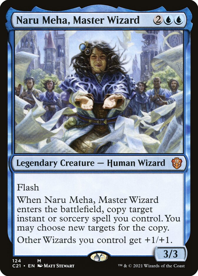 Naru Meha, Master Wizard 124/81 (Commander 2021)  | Good Games Morley