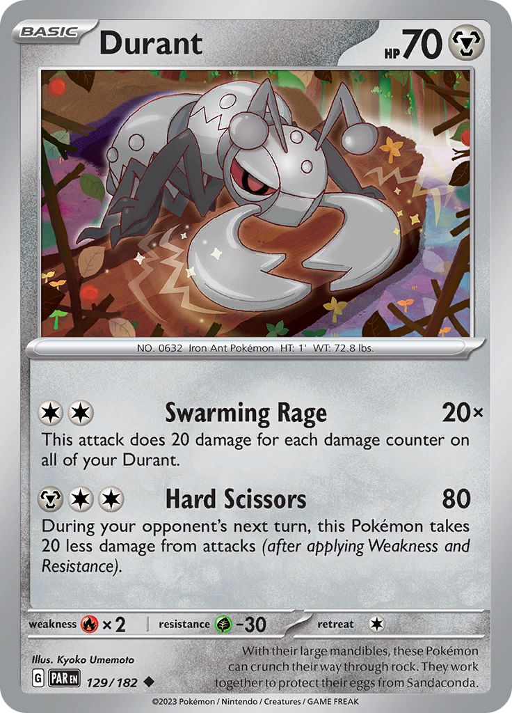 Durant (129/182) [Scarlet & Violet: Paradox Rift] | Good Games Morley