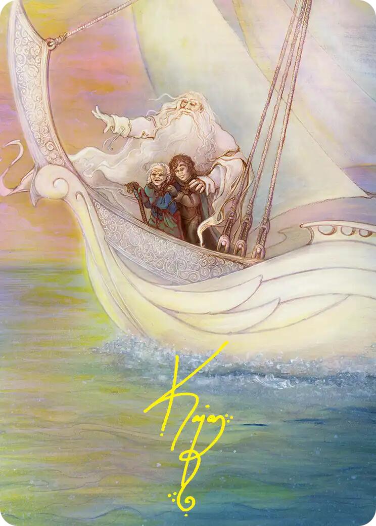 Dawn of a New Age Art Card (Gold-Stamped Signature) [The Hobbit Art Series] | Good Games Morley