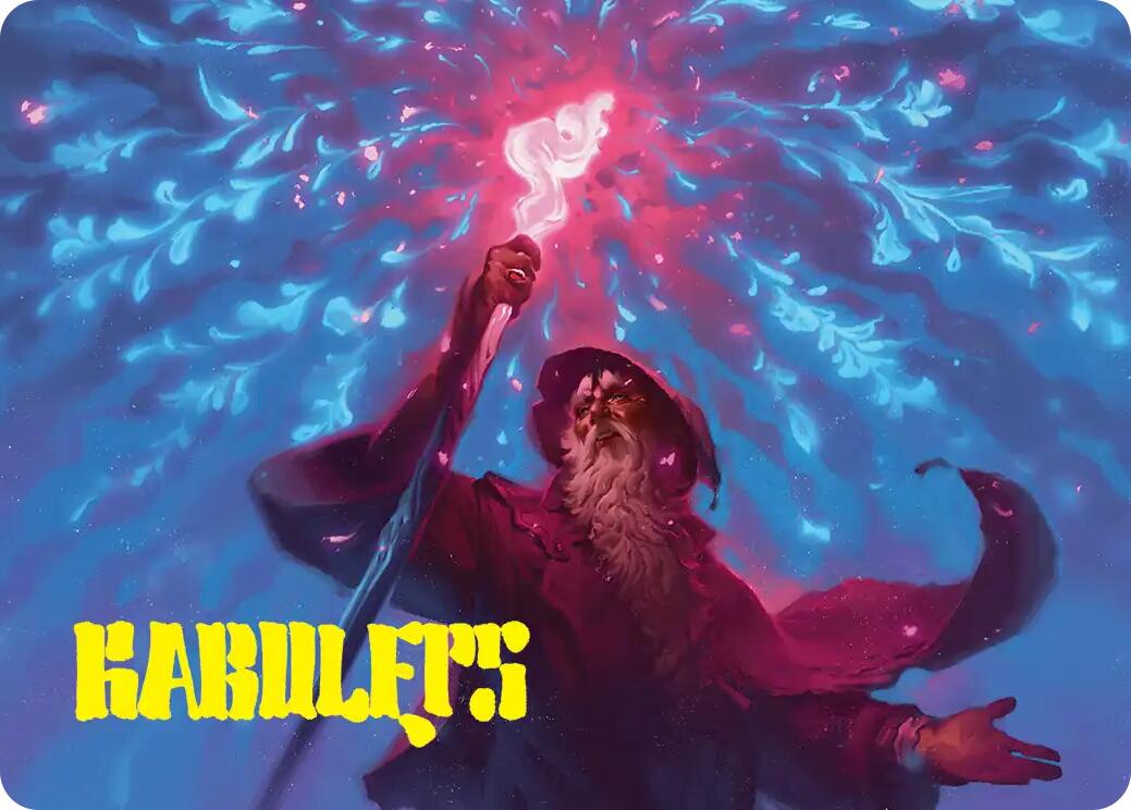 Wizard's Staff Art Card (Gold-Stamped Signature) [The Hobbit Art Series] | Good Games Morley