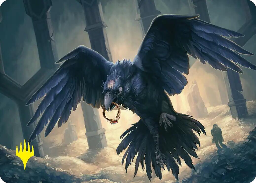 Most Decrepit Old Bird Art Card (Gold-Stamped) [The Hobbit Art Series] | Good Games Morley