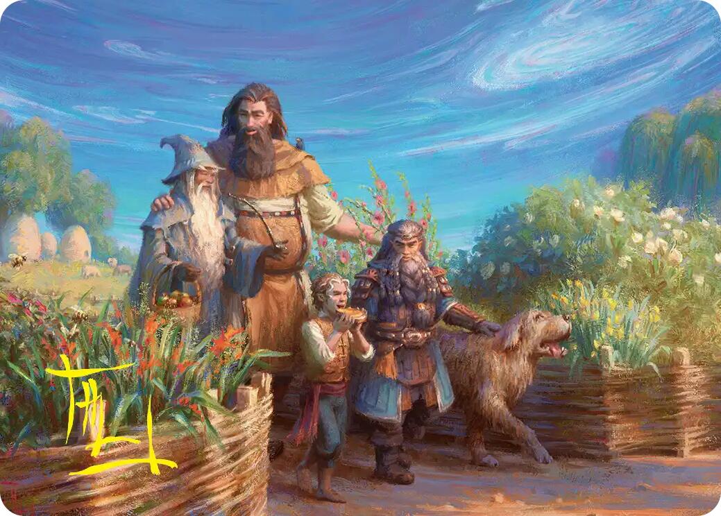 Beorn's Hospitality Art Card (Gold-Stamped Signature) [The Hobbit Art Series] | Good Games Morley