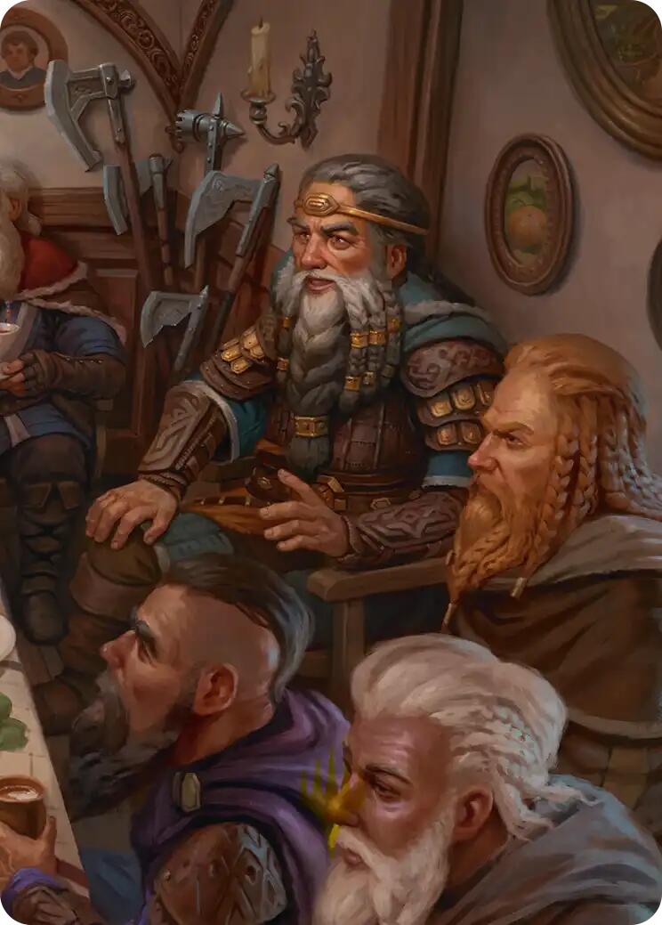 Thorin, King of Durin's Folk Art Card (3/12) [The Hobbit Art Series] | Good Games Morley