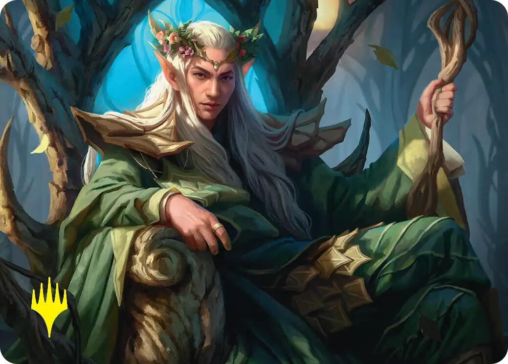 Thranduil, the Elvenking Art Card (Gold-Stamped) [The Hobbit Art Series] | Good Games Morley