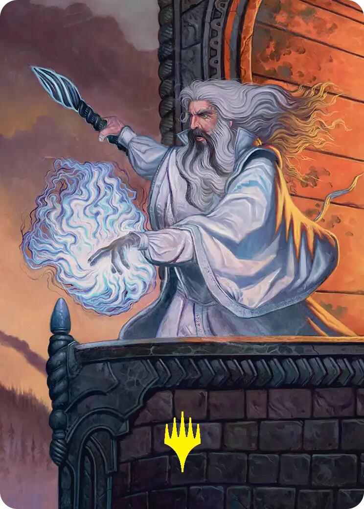 Saruman of Many Colors Art Card (Gold-Stamped) [The Hobbit Art Series] | Good Games Morley