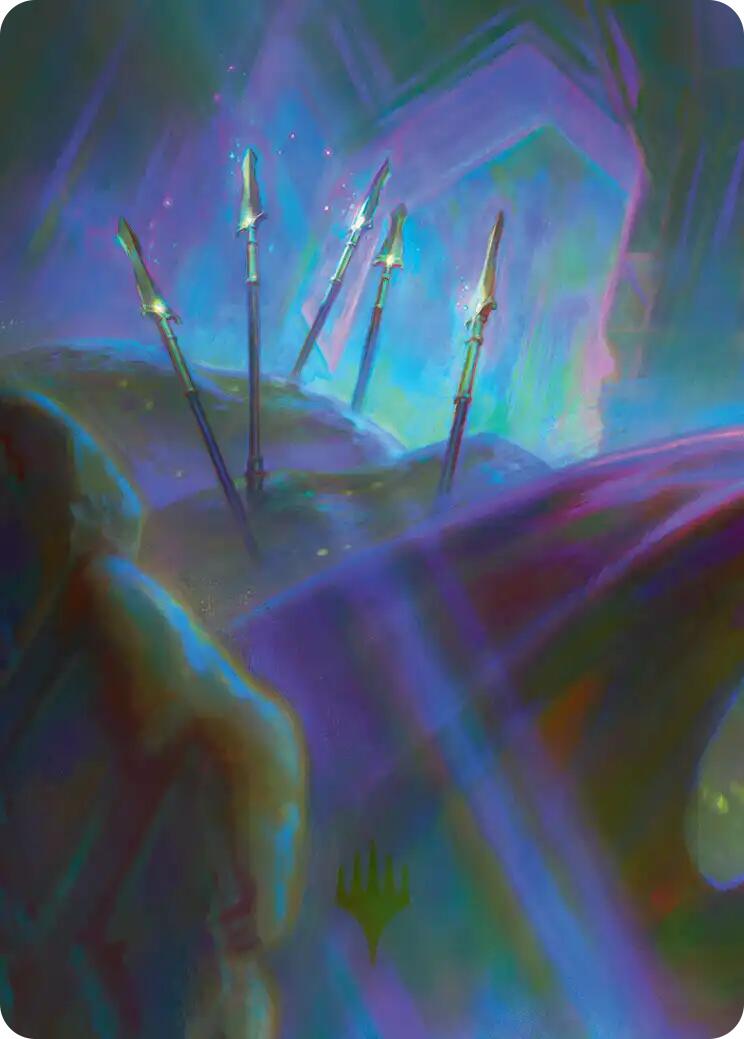 Long-Lost Lances Art Card (7/12) [The Hobbit Art Series] | Good Games Morley