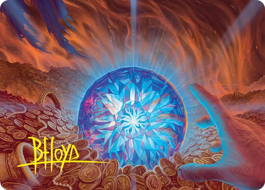 The Arkenstone Art Card (Gold-Stamped Signature) [The Hobbit Art Series] | Good Games Morley