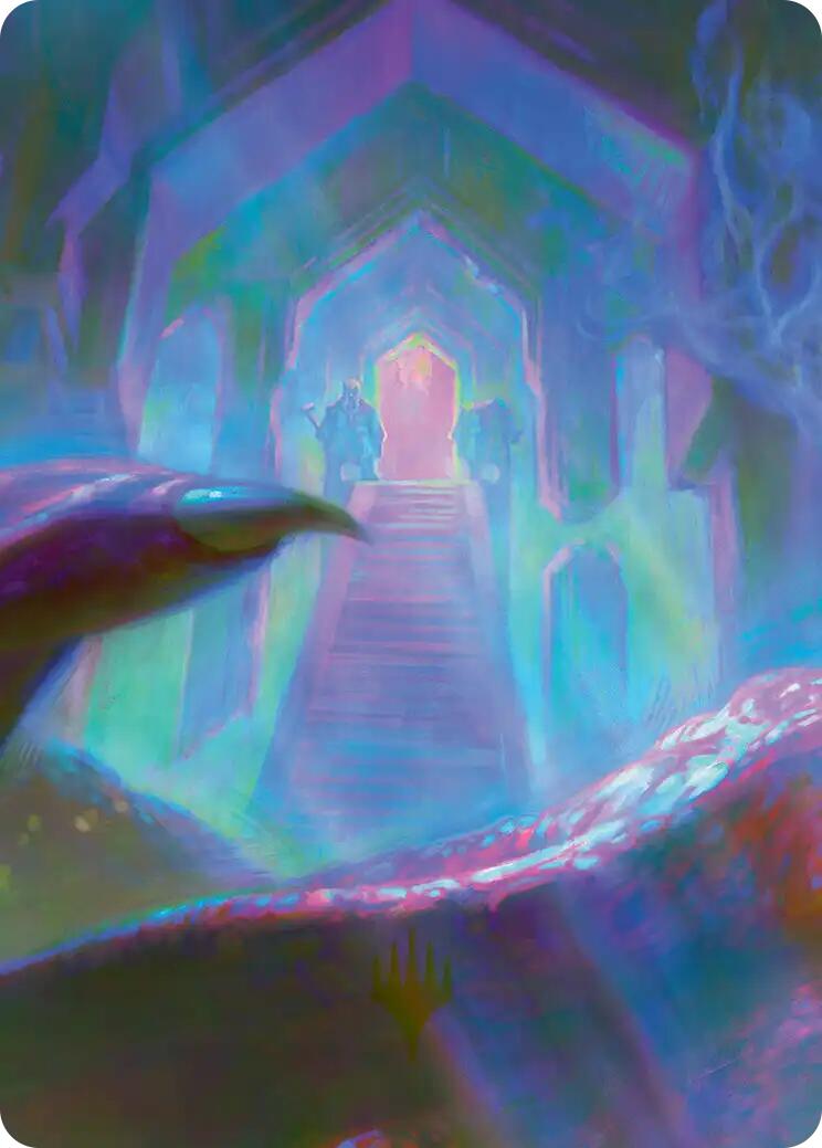 Dragon-Cursed Halls Art Card (8/12) [The Hobbit Art Series] | Good Games Morley