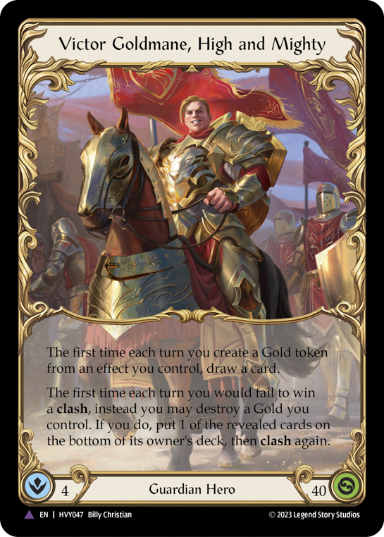 Victor Goldmane, High and Mighty (Marvel) [HVY047] (Heavy Hitters)  Cold Foil | Good Games Morley