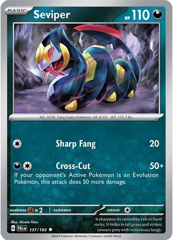 Seviper (137/193) [Scarlet & Violet: Paldea Evolved] | Good Games Morley