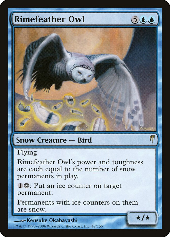 Rimefeather Owl 42 (Coldsnap)  | Good Games Morley