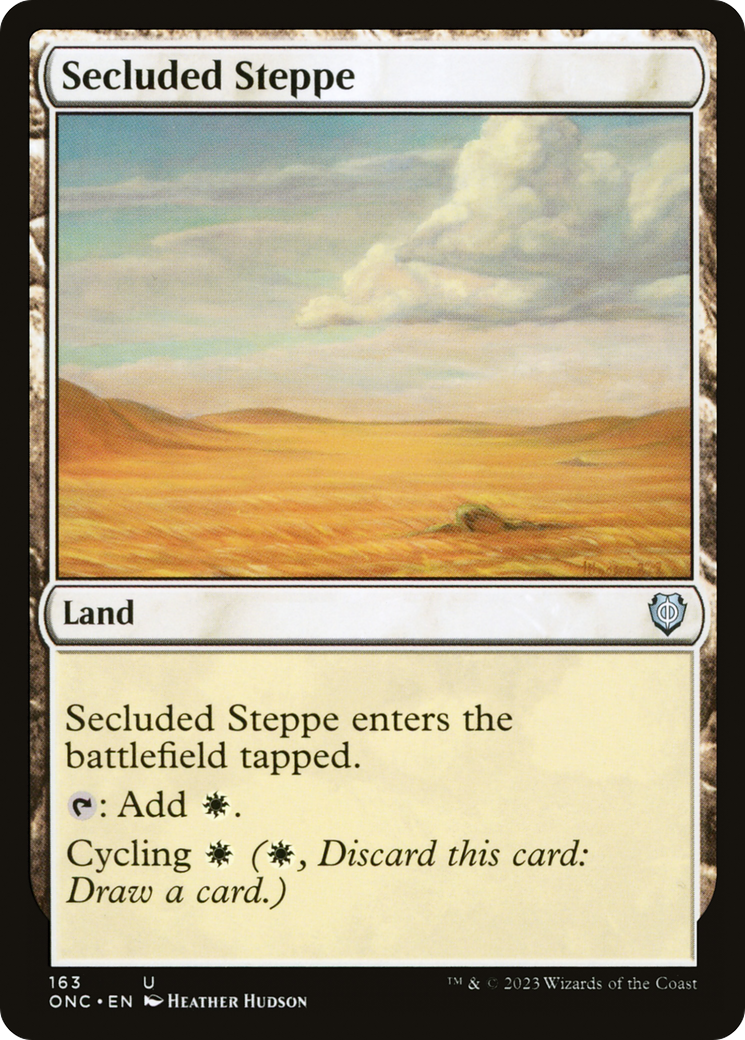 Secluded Steppe [Phyrexia: All Will Be One Commander] | Good Games Morley