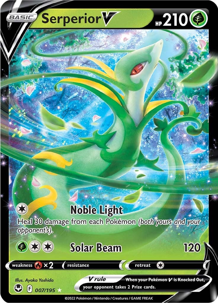 Serperior V (007/195) [Sword & Shield: Silver Tempest] | Good Games Morley