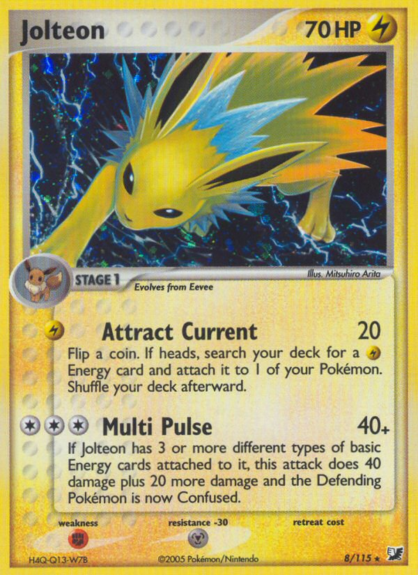 Jolteon (8/115) [EX: Unseen Forces] | Good Games Morley