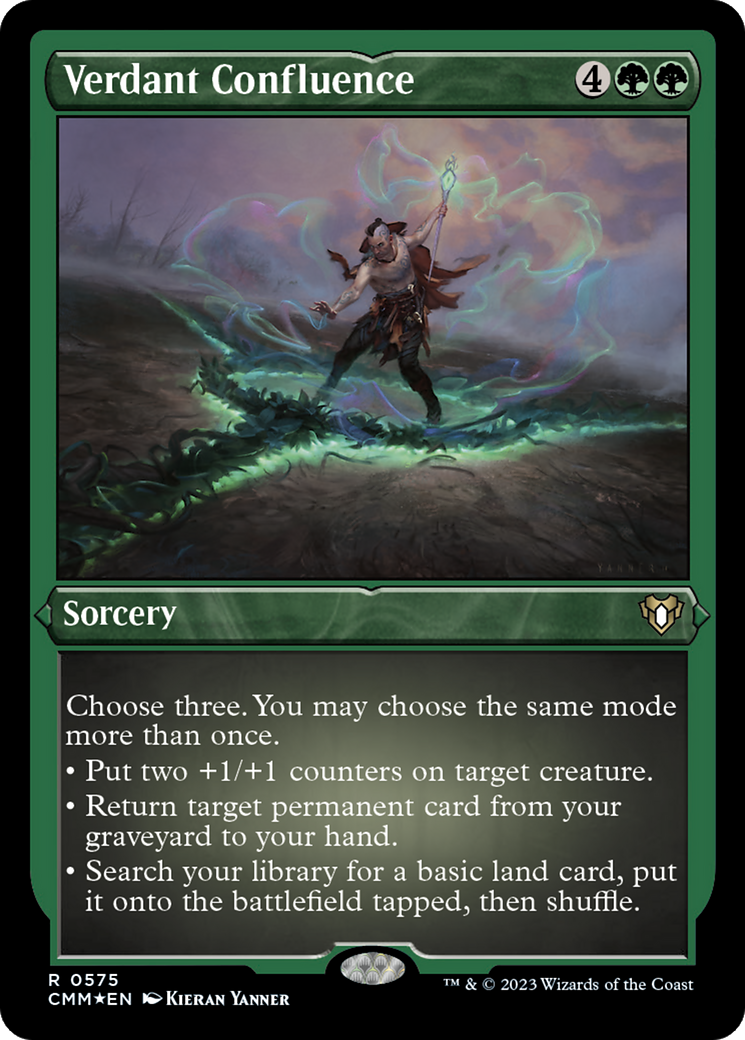 Verdant Confluence (Foil Etched) [Commander Masters] | Good Games Morley