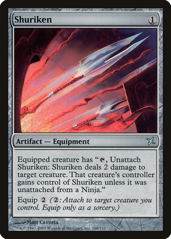 Shuriken 160/165 (Betrayers of Kamigawa)  | Good Games Morley
