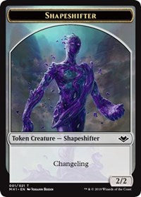 Shapeshifter (001) // Wrenn and Six Emblem (021) Double-Sided Token [Modern Horizons Tokens] | Good Games Morley