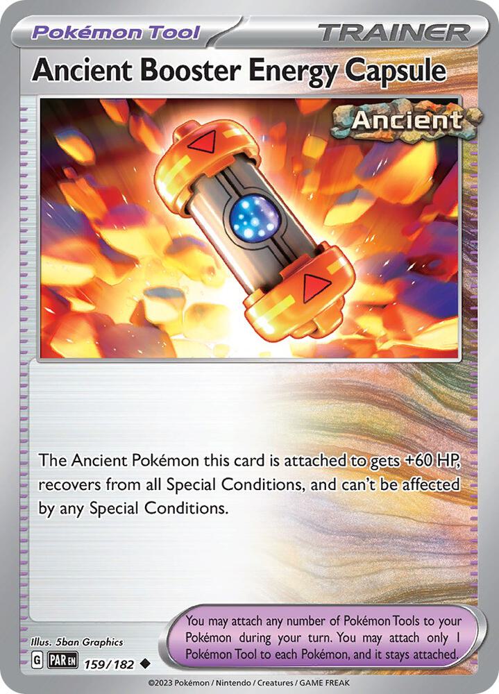 Ancient Booster Energy Capsule 159/182 (SV04: Paradox Rift)  | Good Games Morley
