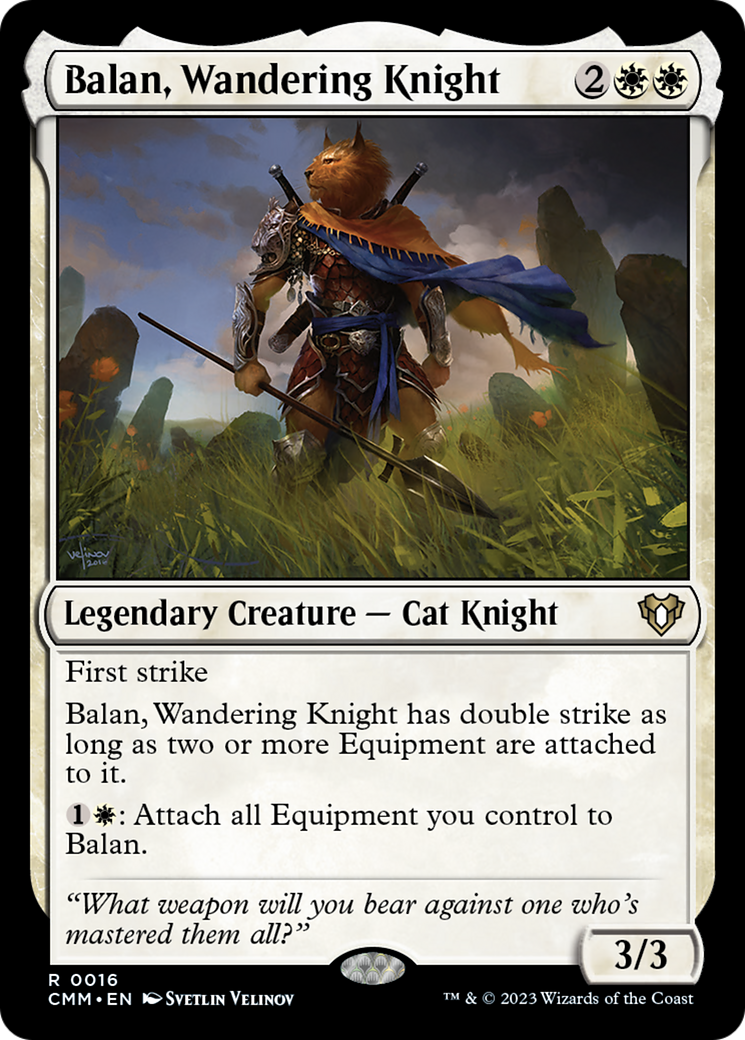 Balan, Wandering Knight [Commander Masters] | Good Games Morley