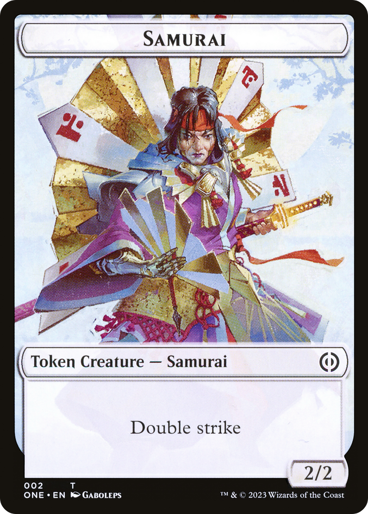 Samurai Token [Phyrexia: All Will Be One Tokens] | Good Games Morley
