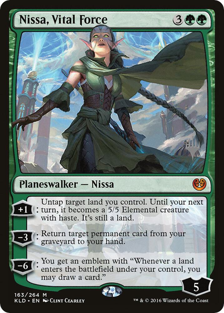 Nissa Vital Force 163p/83 (Promo Pack: Zendikar Rising)  | Good Games Morley