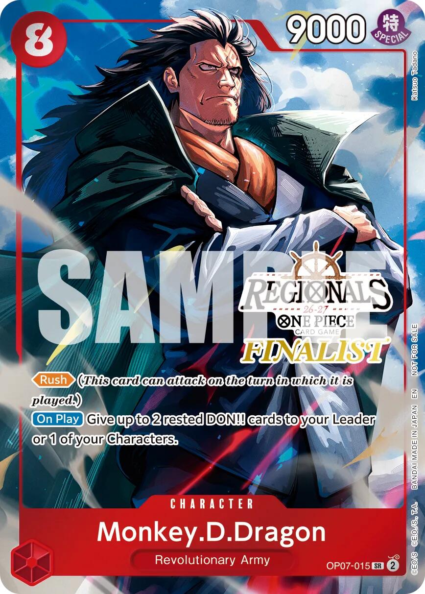 Monkey.D.Dragon (Regionals Finalist Card Set 26-27 Vol.2) [One Piece Promotion Cards] | Good Games Morley