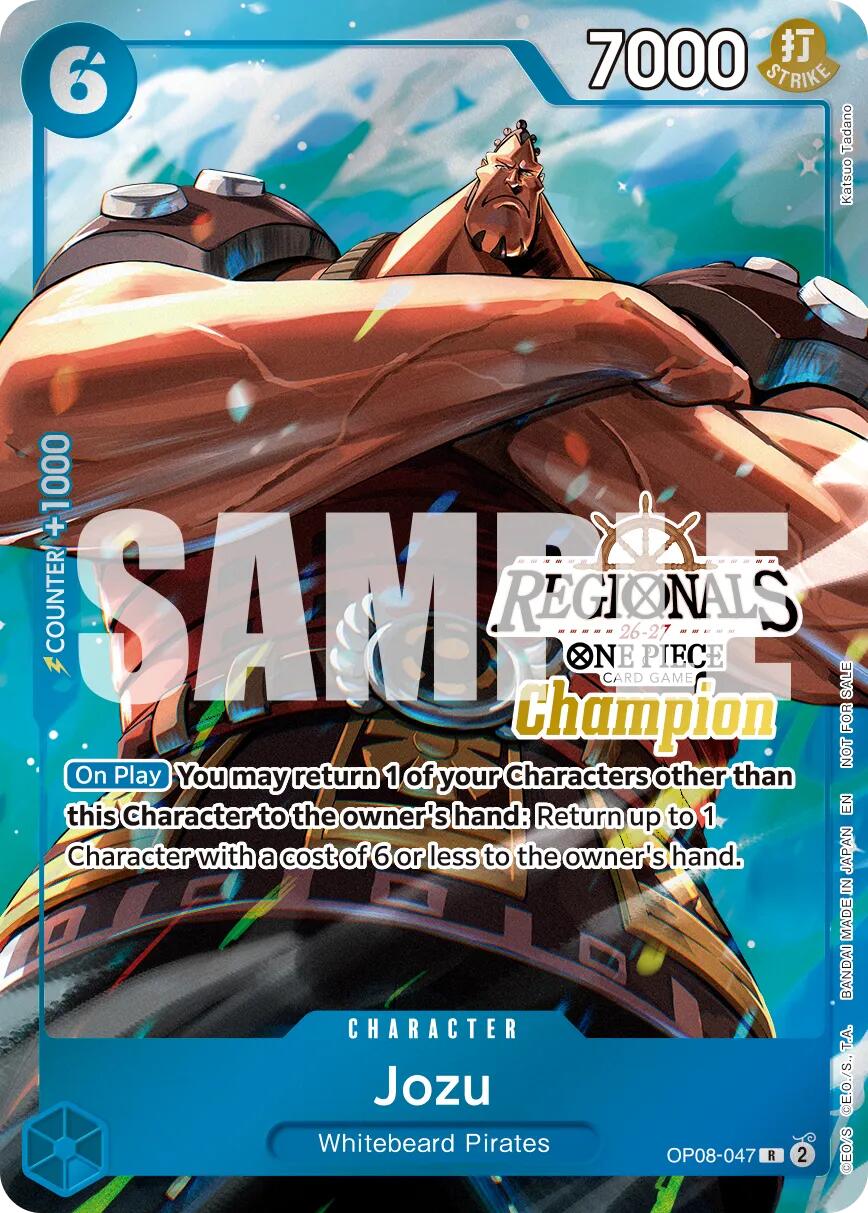 Jozu (Regionals Champion Card Set 26-27 Vol.2) [One Piece Promotion Cards] | Good Games Morley