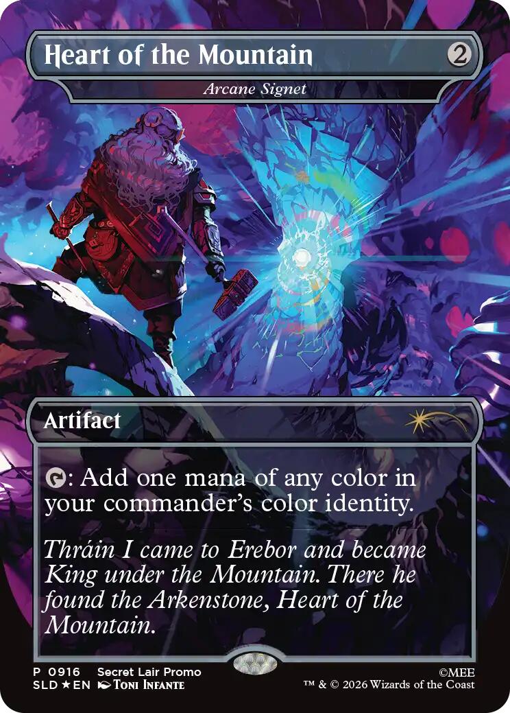 Heart of the Mountain - Arcane Signet [Secret Lair Drop Series] | Good Games Morley