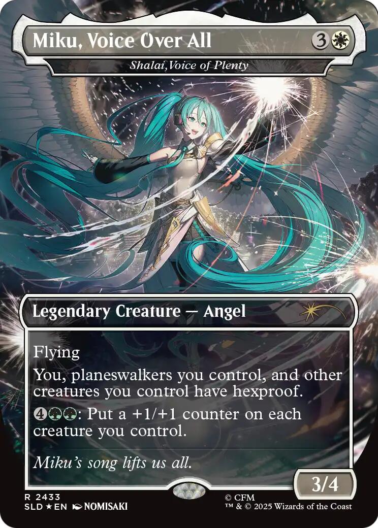 Miku, Voice Over All - Shalai, Voice of Plenty [Secret Lair Drop Series] | Good Games Morley